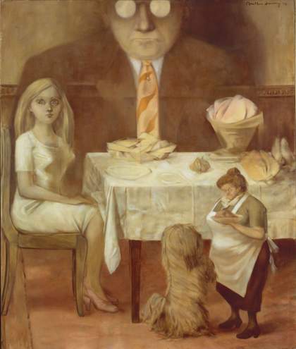 Dorothea Tanning Family Portrait 1954 Musée National d'Art Moderne - Centre Pompidou (Paris, France) Acquisition of the State in 1974. Center Pompidou, Paris. Musée national d'art moderne / Center de création industrielle