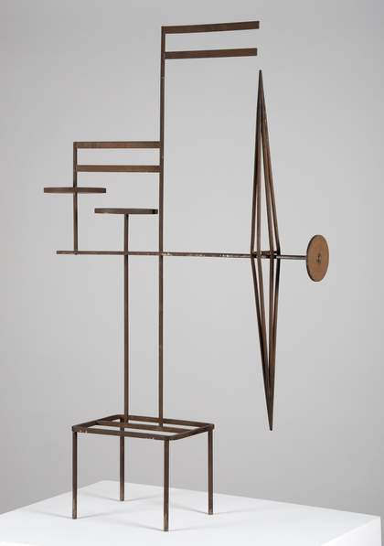 Metal mobile-like sculpture