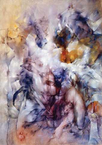 Image of Dorothea Tanning's painting Insomnias 1957
