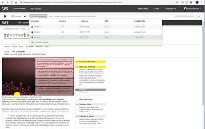 Webpage screenshot
