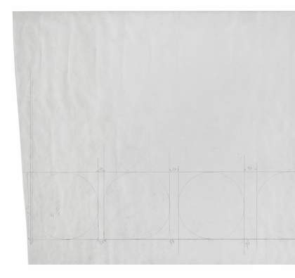 First detail section of fig.5a, a long, narrow, horizontal piece of paper featuring hand-drawn lines and handwritten numbers and calculations.