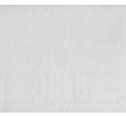 Third detail section of fig.5a, a long, narrow, horizontal piece of paper featuring hand-drawn lines and handwritten numbers and calculations.
