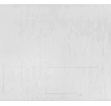 Fifth detail section of fig.5a, a long, narrow, horizontal piece of paper featuring hand-drawn lines and handwritten numbers and calculations.