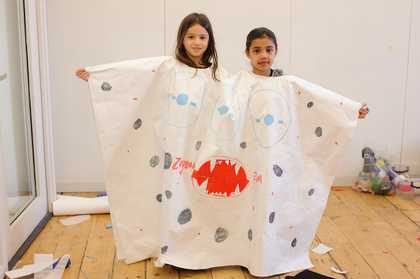 Workshops with Columbia Road Primary School, Year 3, Whitechapel Gallery, 2015