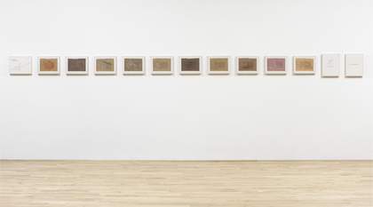 Mary Kelly, Post-Partum Documentation III: Analysed Markings and Diary Perspective Schema (Experimentum Mentis III: Weaning from the Dyad) 1974