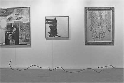 Installation view of American Art at Home in Britain: The Last Four Decades, American Embassy, London, 1980