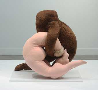 Image of Dorothea Tanning's soft sculpture Étreinte 1969 