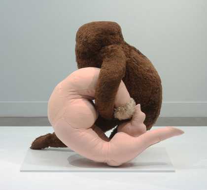 Image of Dorothea Tanning's soft sculpture Étreinte 1969