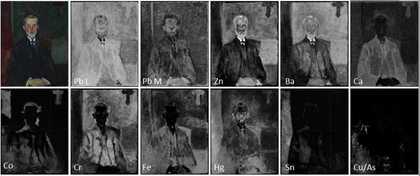 Jean-Baptiste Alexandre with a Crucifix, composite image of MA-XRF elemental distribution maps