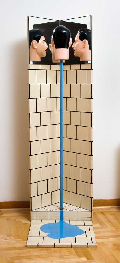 Dušan Otašević Pissing Happily or Blue Flux Flooding 1966