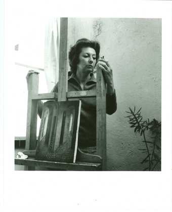 Kati Horna, Remedios Varo at her Easel, Mexico, 1963