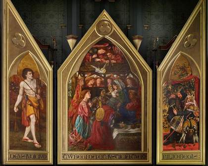 Fig.7 Dante Gabriel Rossetti The Seed of David 1858–64 Llandaff Cathedral Photograph © Colin Price, The Victorian Web