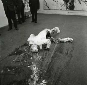 Günter Brus Self-Painting – Self-Mutilation 1965