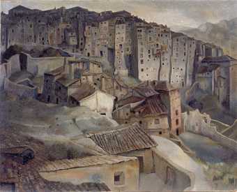 Image of Wifredo Lam's painting Hanging Houses, III from 1927