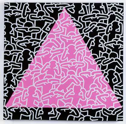 Keith Haring Silence = Death 1989
