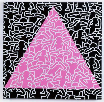 Keith Haring Silence = Death 1989
