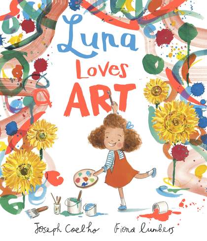 A book cover for Luna Loves Art