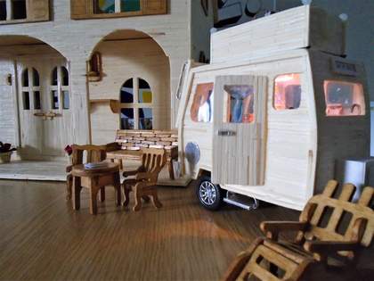 a model of a family home