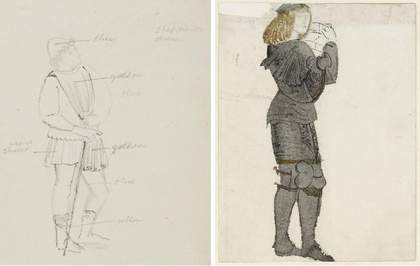 Fig.9 Edward Burne-Jones Two sketches from his 1859 Italian sketchbook Fitzwilliam Museum, Cambridge Photos © Fitzwilliam Museum, Cambridge