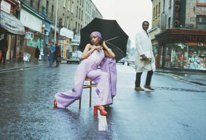 Armet Francis Fashion Shoot, Brixton Market 1973