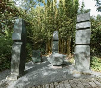 Sculpture in Barbara Hepworth Sculpture Garden