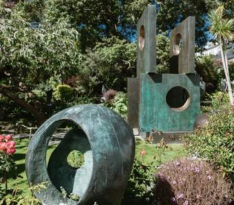 Sculpture in Barbara Hepworth Sculpture Garden