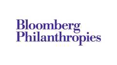 Bloomberg Philanthropies logo in violet.