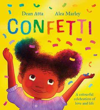 The book cover of Confetti by Dean Atta