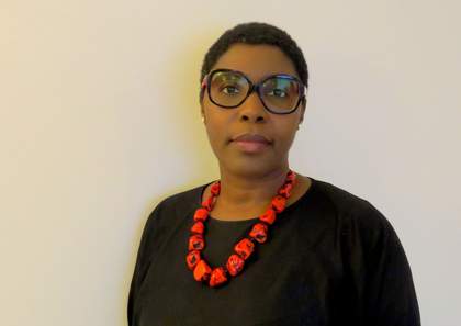 A photograph of Christine Eyene