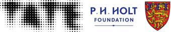 Three logos shown horizontally: Tate, P.H. Holt Foundation and the Duchy of Lancaster Crest