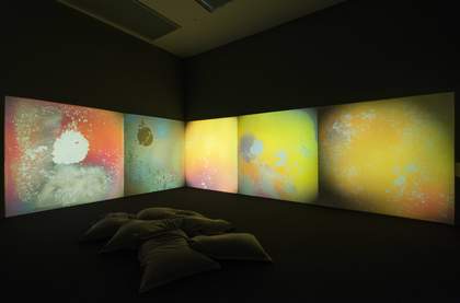 Artwork by Gustav Metzger, Liquid Crystal Environment 1965, remade 2005