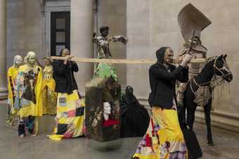 Photograph of Tate Britain Commission 2022 Hew Locke: The Procession
