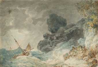 JMW Turner Rocky Shore