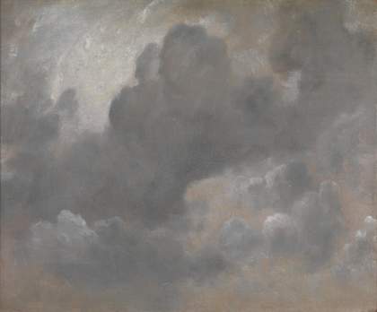 oil painting of clouds