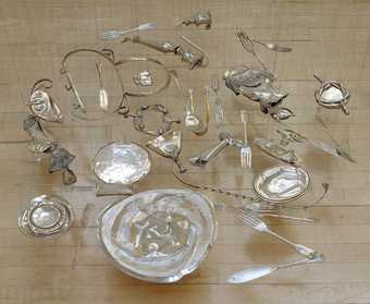 Installation view of Thirty Piece of Silver