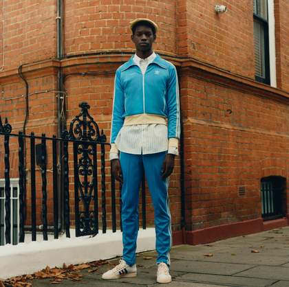 Photograph from Wales Bonner Spring/ Summer 2021 collection