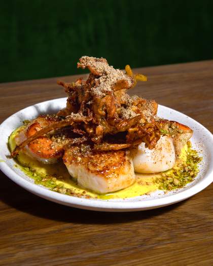 Image of seafood dish