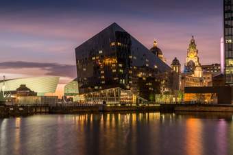 RIBA building at night