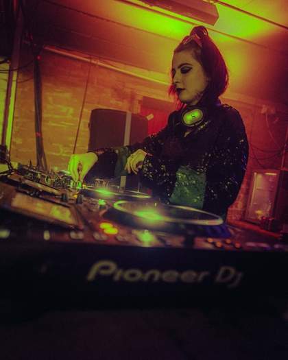 Dobbs from Reprezent Radio DJing