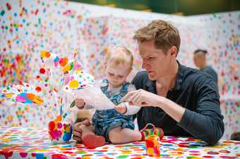 Yayoi Kusama The Obliteration Room  パビリオン・トウキョウ2021