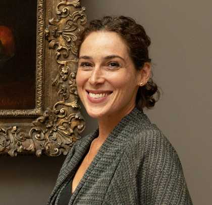Woman smiling