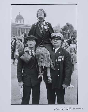 Henri Cartier-Bresson Waiting in Trafalgar Square for the coronation parade of King George VI 1937 CORE