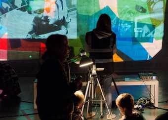 Kids activites anf video projector