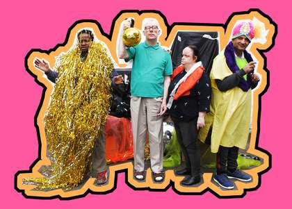 ActionSpace artists Nnena Kalu, Mark Lawrence, Linda Bell, Pardip Kapil