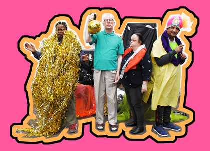 ActionSpace artists Nnena Kalu, Mark Lawrence, Linda Bell, Pardip Kapil