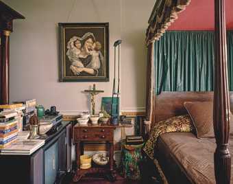 A bedroom at Andy Warhol's Upper East Side townhouse, 57 East 66th St, New York City, 1987 - (c) Estate of Evelyn Hofer / Getty Images