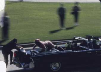 Abraham Zapruder still of JFK assassination in Dallas 