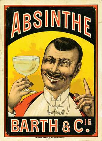 Advertising sign for Absinthe Barth et Cie