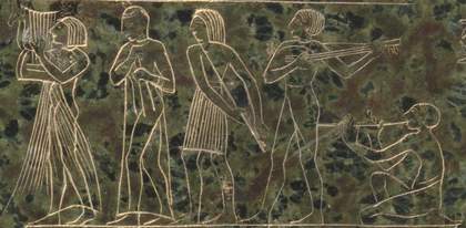 Edward Onslow Ford Applause 1893 (detail of second row of musicians on plinth)