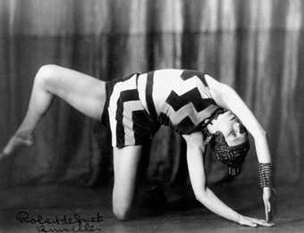 The Belgian dancer and choreographer Akarova in Allegro Barbaro wearing a costume of her own design 1929